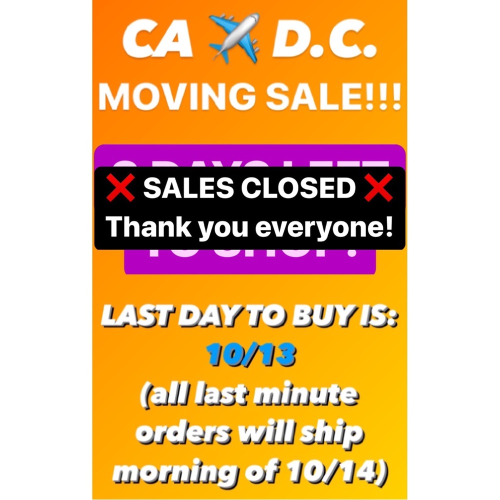 FINAL PRICES!!! 📉⬇️📉 No more price drops!